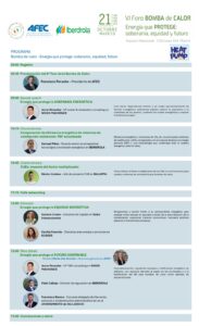 Ya está disponible el programa del VI Foro de Bomba de Calor, que abordará la soberanía, la equidad y el futuro energético